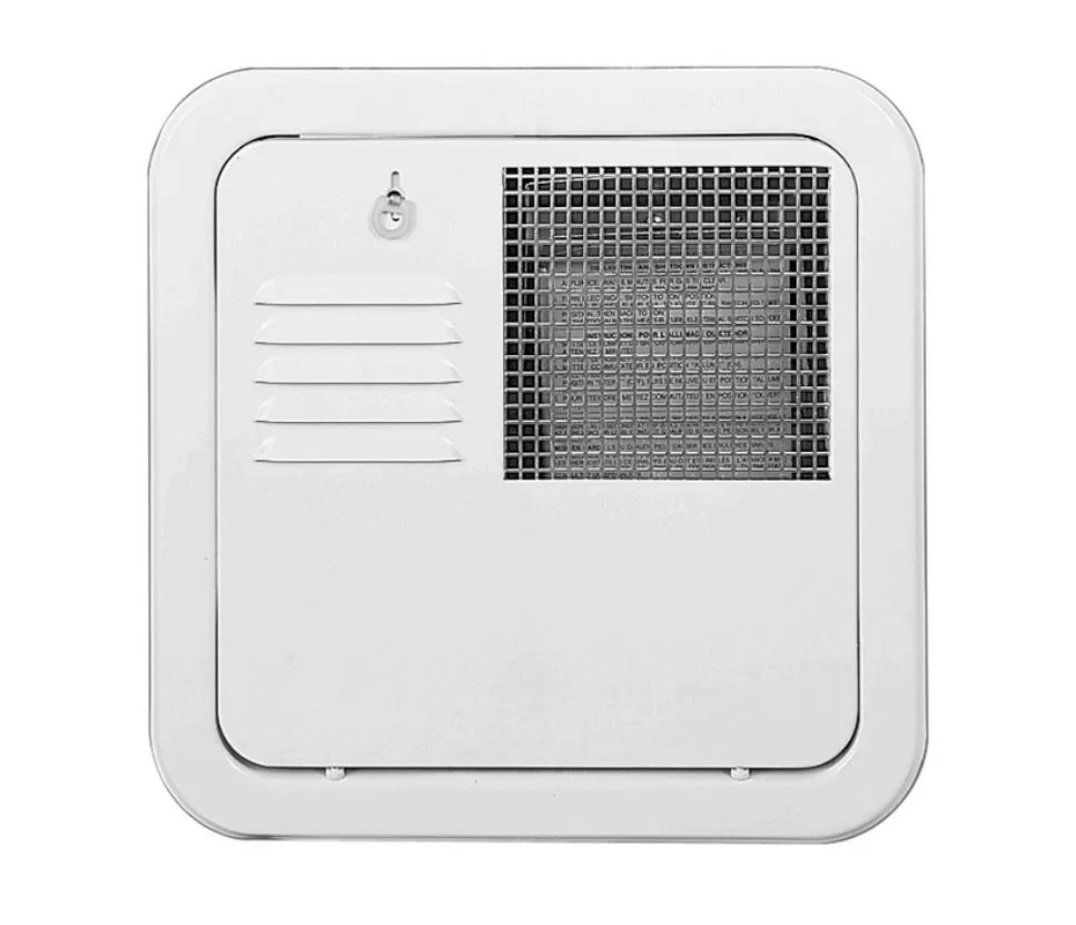 6261APW – SUBURBAN MFG Water Heater Access Door, For Suburban 6 Gallon Water Heater Standard Polar White Galvanized S...
